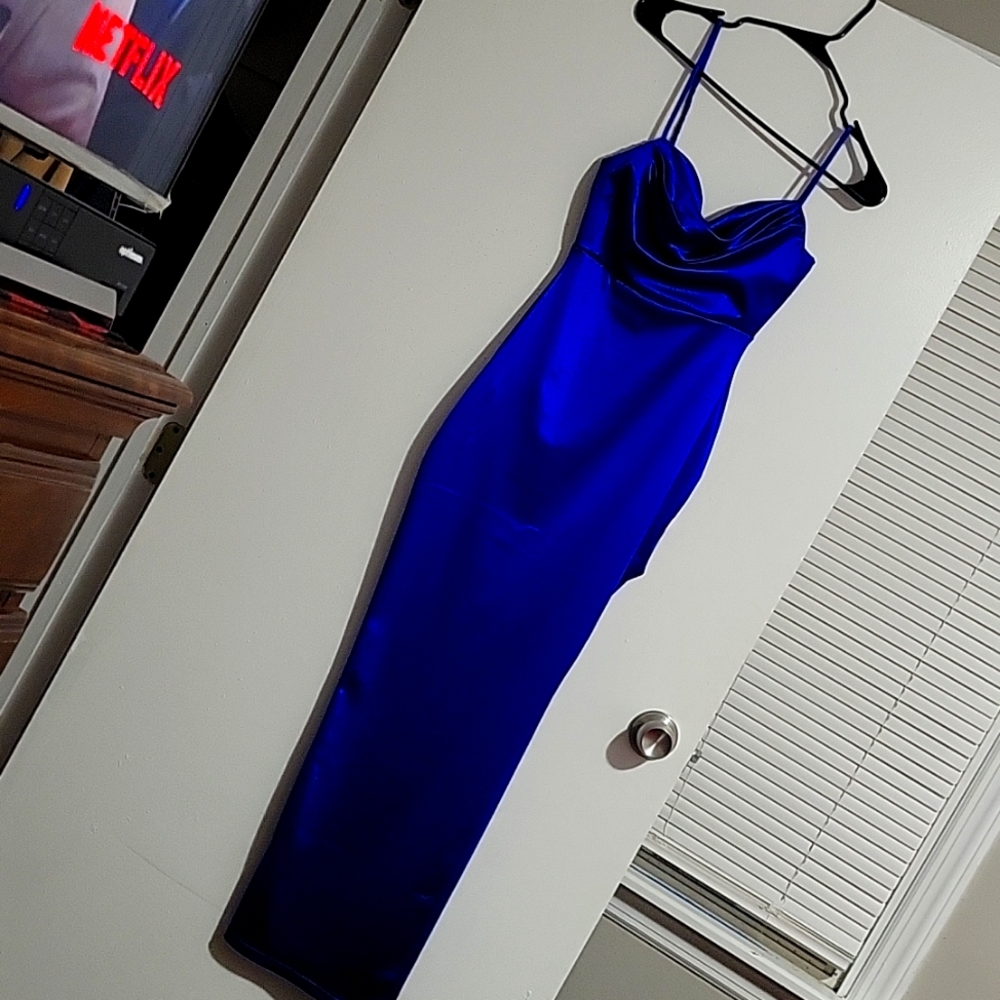 Royal blue dress
